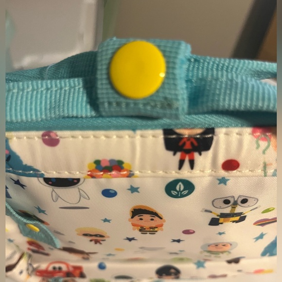 Disney Pixar Small Kid Backpack 12" Tall Toy Story, Cars, Up White Multi-Color - Picture 8 of 12